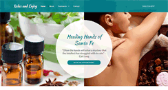 Desktop Screenshot of healinghandsofsantafe.com